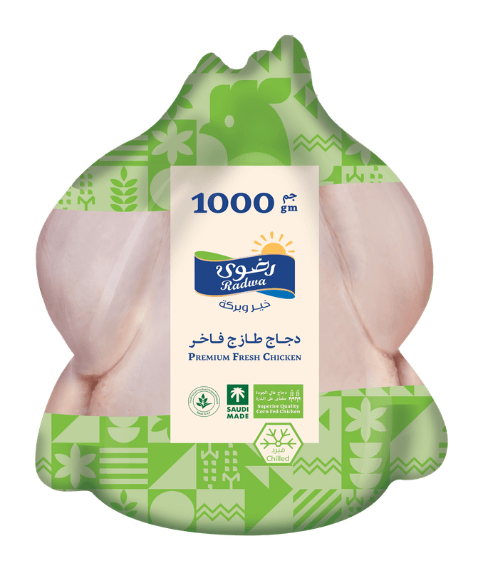 رضوي دجاج كامل مجمد 1000جم