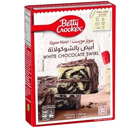 خليط كيك بيتي شوكلاته بيضاء 500جم