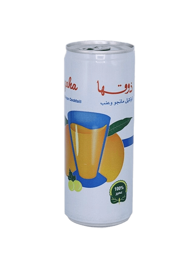 ذوقها كوكتيل مانجو وعنب علبه 180مل