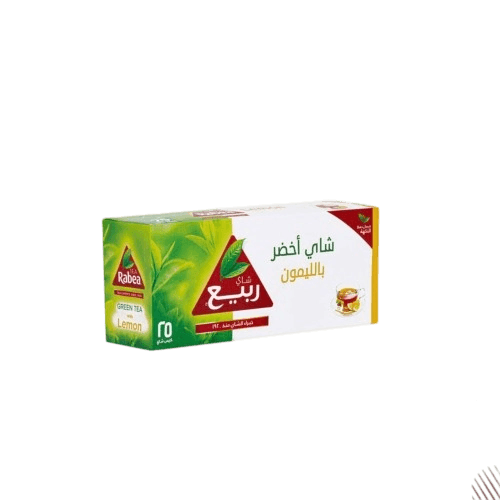 الربيع شاي أخضر بالليمون 25 خيط