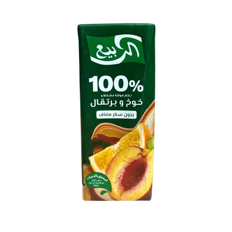 الربيع عصير الفواكة المختلطة بالخوخ البرتقال 250 مل