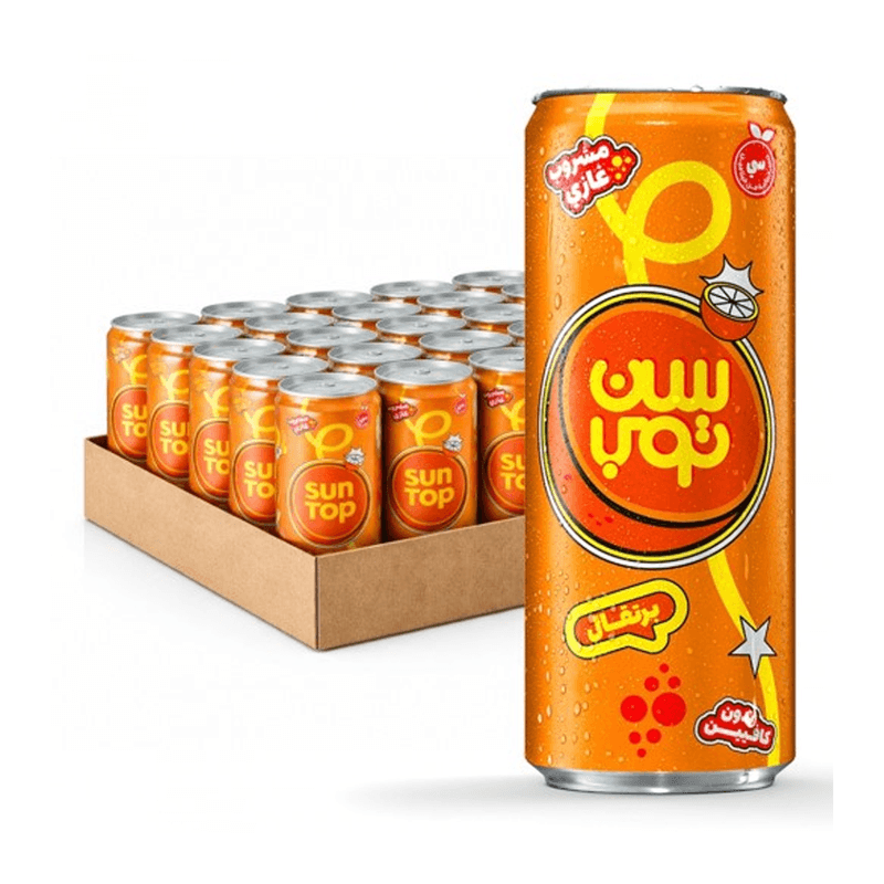 سن توب برتقال علبه 240 مل — كرتون 30
