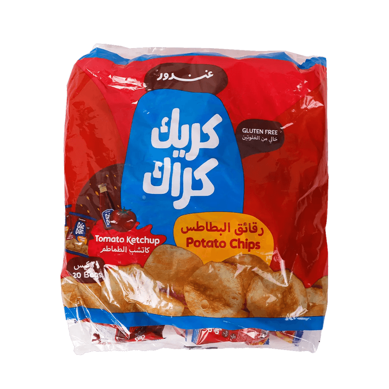 غندور كريك كراك كاتشب الطماطم 12جم — شدة20