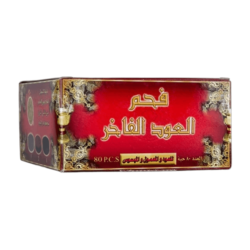 فحم العود الفاخر 80قطعة