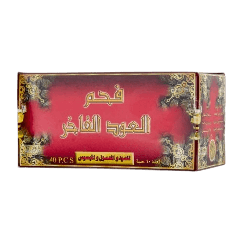 فحم العود الفاخر 40قطعة