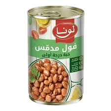 لونا فول مدمس حبة كبيرة درجة أولى 450جم