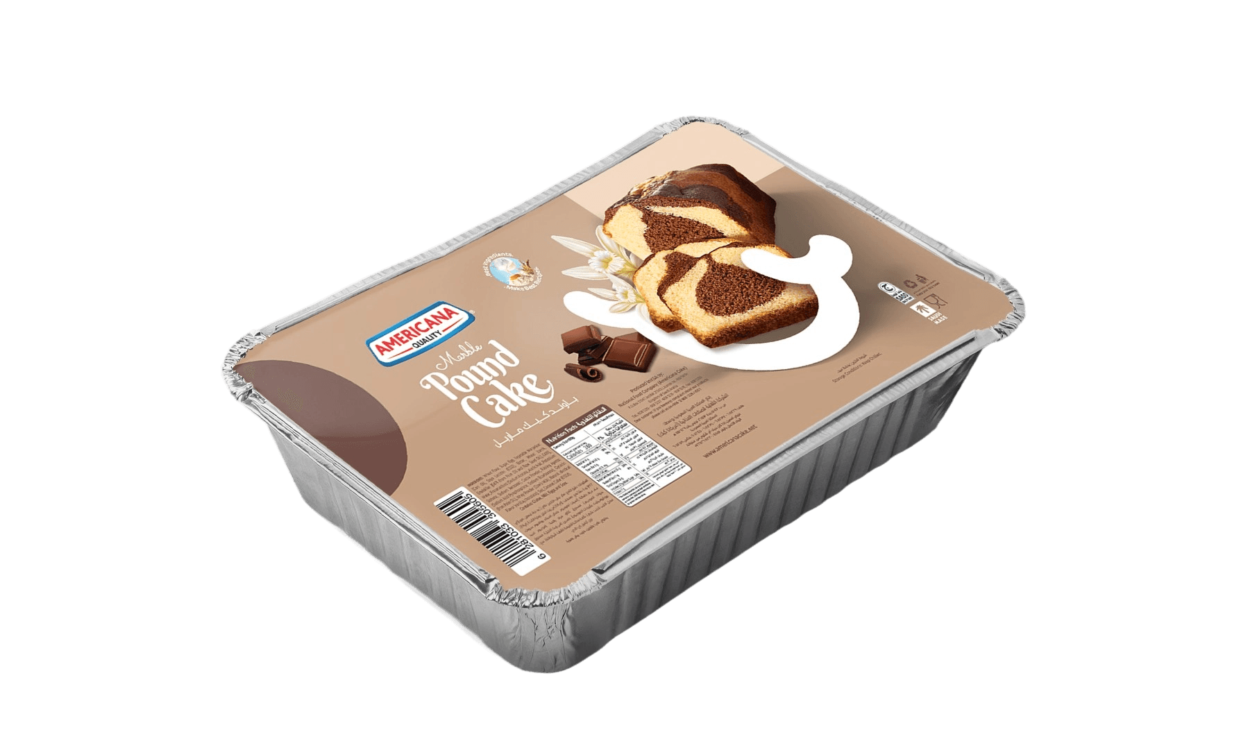 امريكانا باوند كيك ماربل 290جم