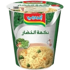 اندومي نودلز كاسات بنكهه الخضار 60جم