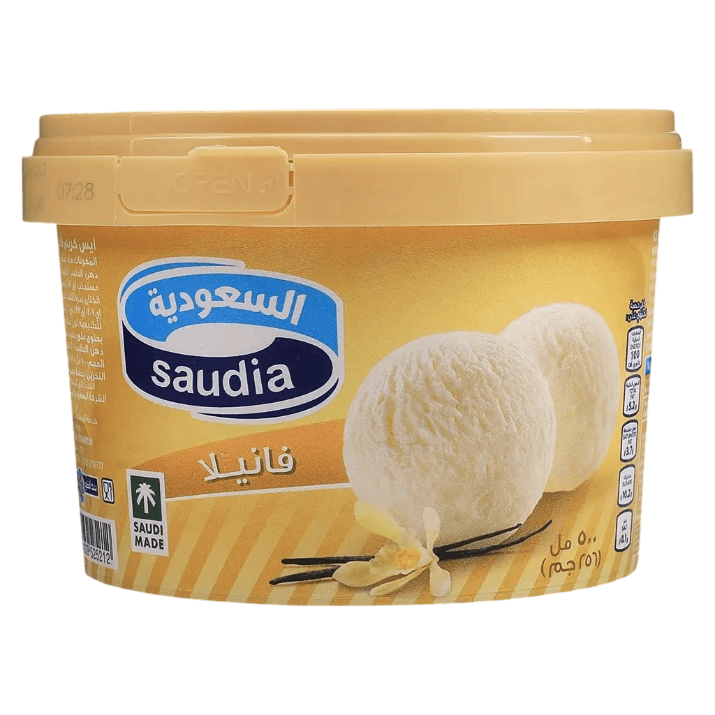 السعودية أيس كريم فانيليا 500 مل