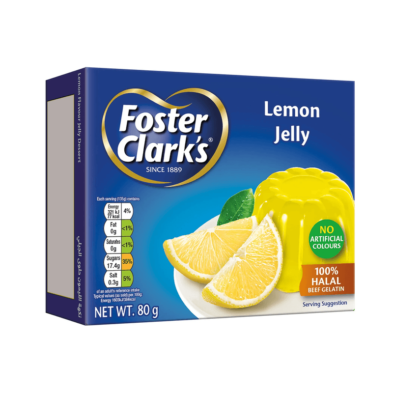 فوستر كلاركس جلي الليمون الاصفر 80جم