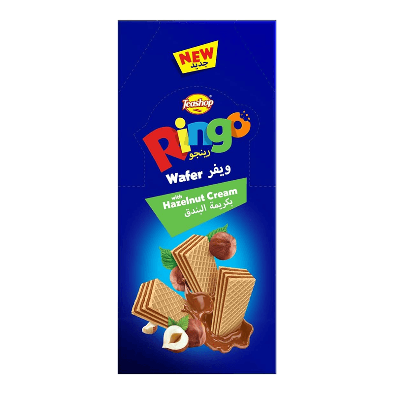 تيشوب رينجو ويفر بكريمة البندق 40جم — بوكس *12