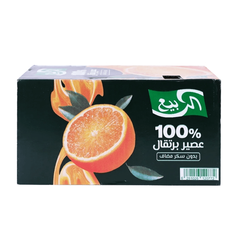 الربيع عصير برتقال بدون سكر مضاف 330 مل — كرتون*18