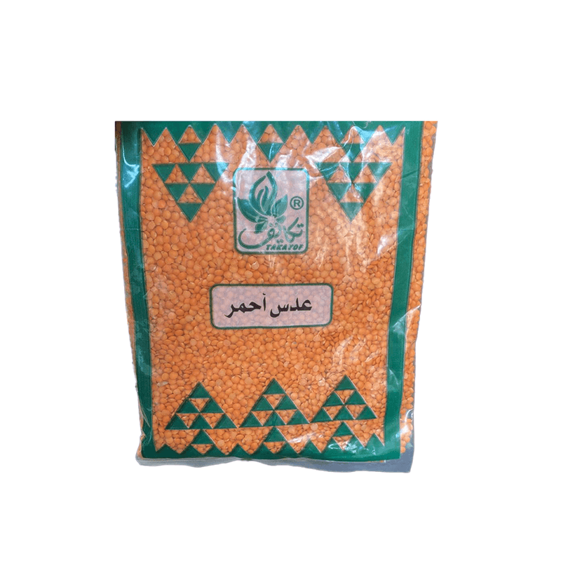 تكايف عدس احمر 400جم