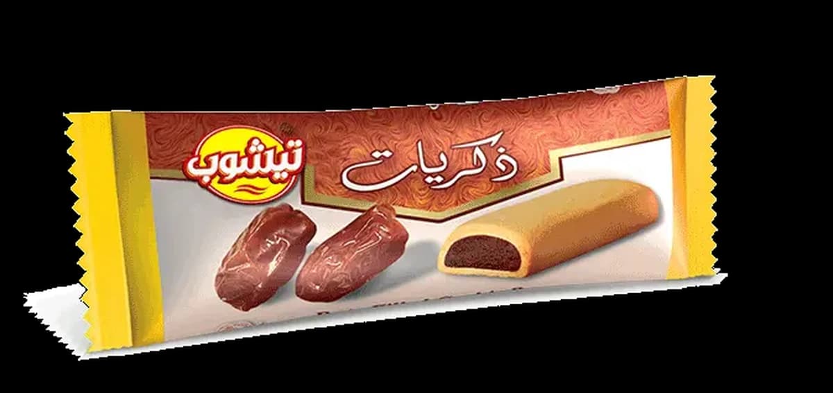 تيشوب ذكريات بسكويت محشو بالتمر  19جم