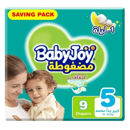 حفائظ بيبي جوي رقم (5) 25146 عبوة 7+2 مجانا