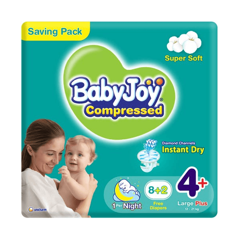 حفائظ بيبي جوي رقم (4) 25166 عبوه 10