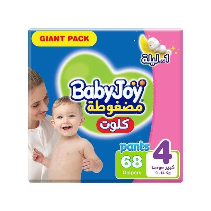 حفائظ بيبي جوي ميقا رقم (4) عبوه *68