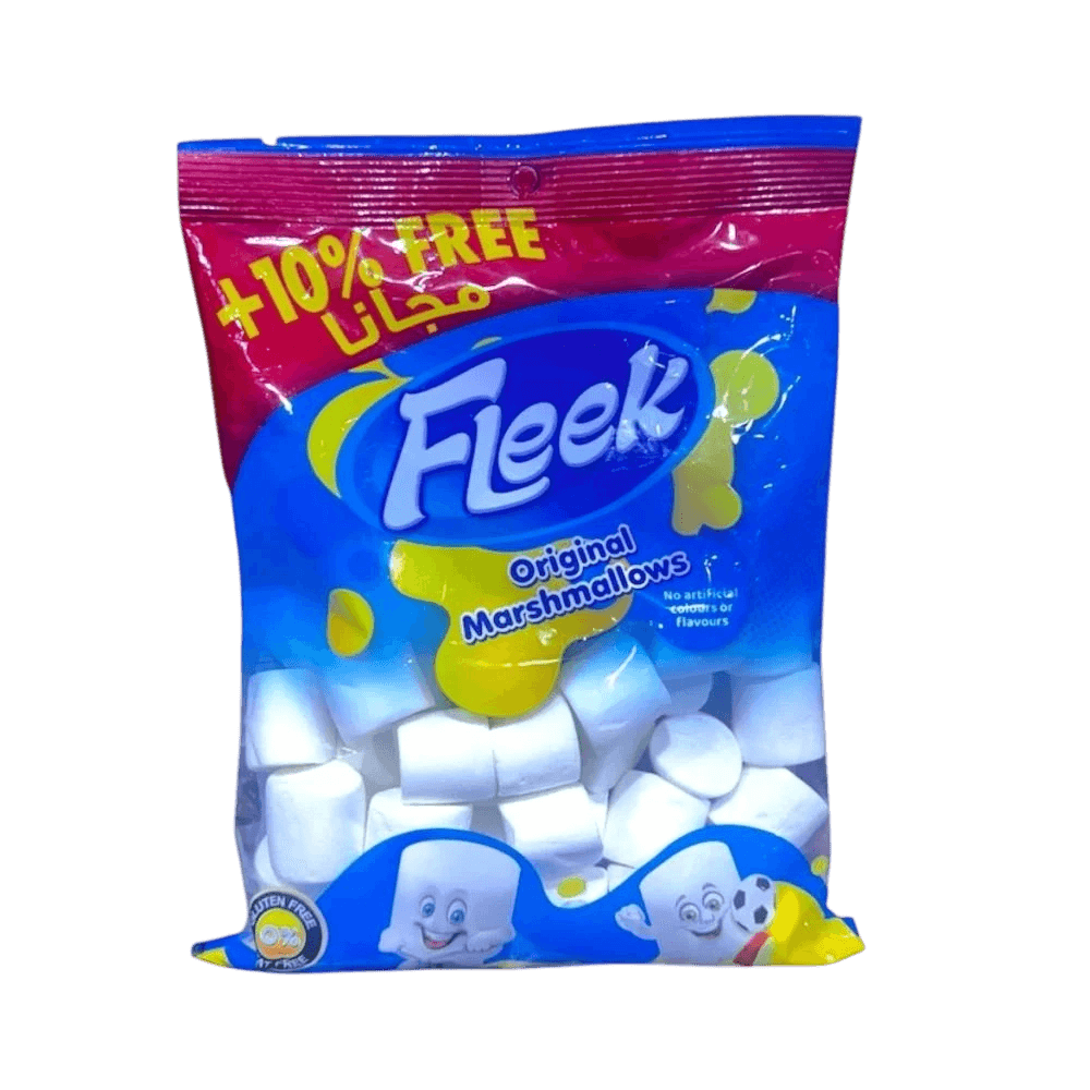 حلاوه مارشيملو فليك وردي وبيضاء  بنكهة الفانيليا 150جم