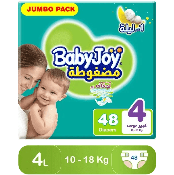 حفائظ بيبي جوي رقم (4) 29136 عبوه48