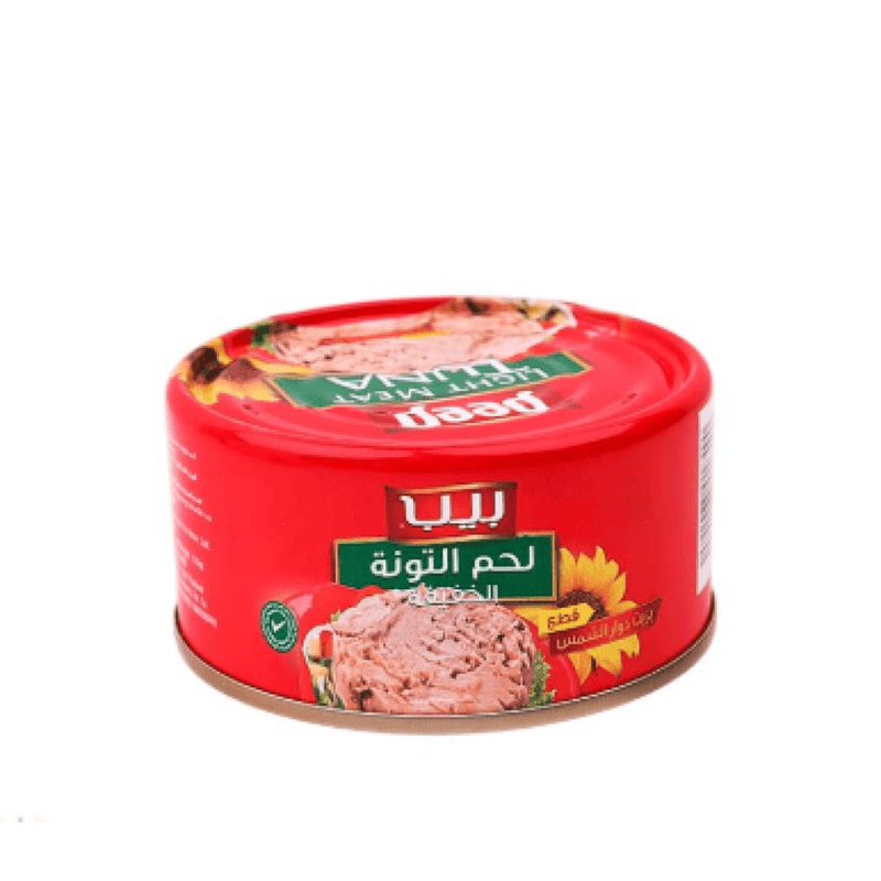 بيب لحم التونة الخفيفة بزيت دوار الشمس 170جم