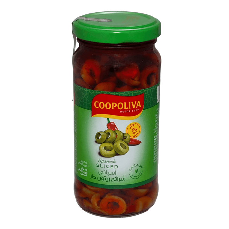 كوبو ليفا شرائح زيتون اخضر حار 114جم