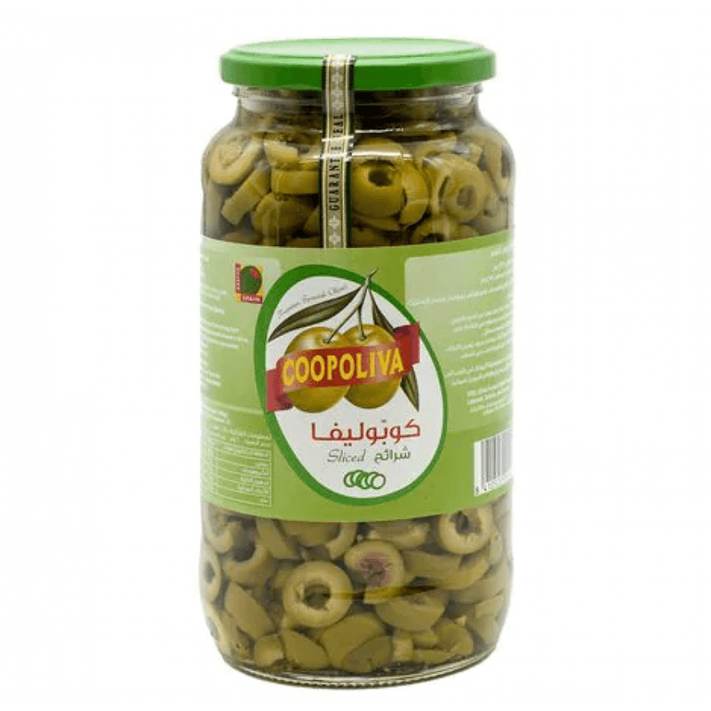 كوبوليفا شرائح زيتون  اخضر بدون عجوه 510