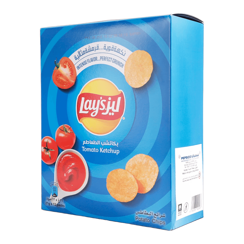 ليز بكاتشب الطماطم (12حبة) 21جم