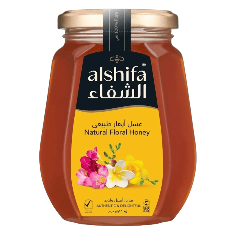 الشفاء عسل ازهار طبيعي 1كجم