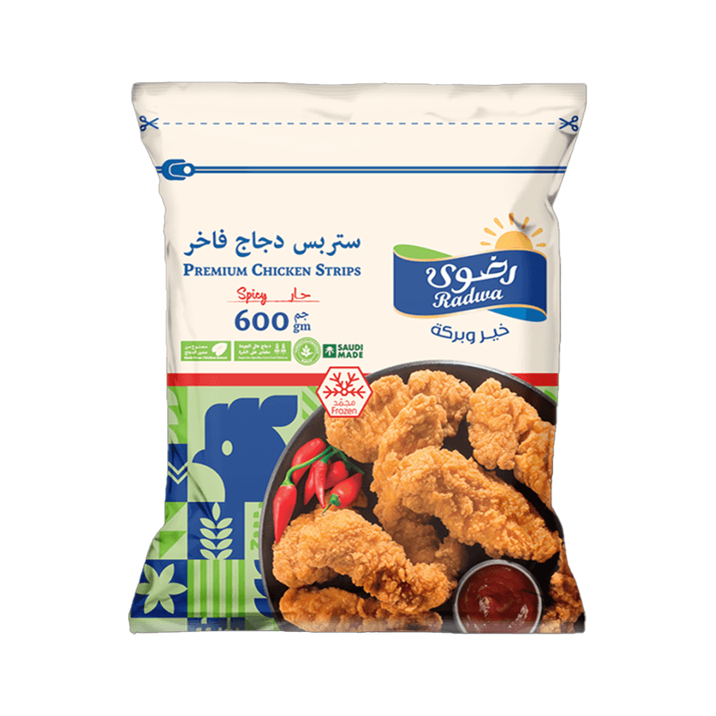 رضوي ستربس دجاج  فاخرحار600جم