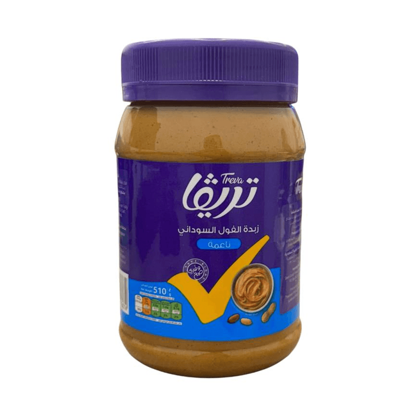 تريفا زبدة الفول السوداني ناعمة 510جم