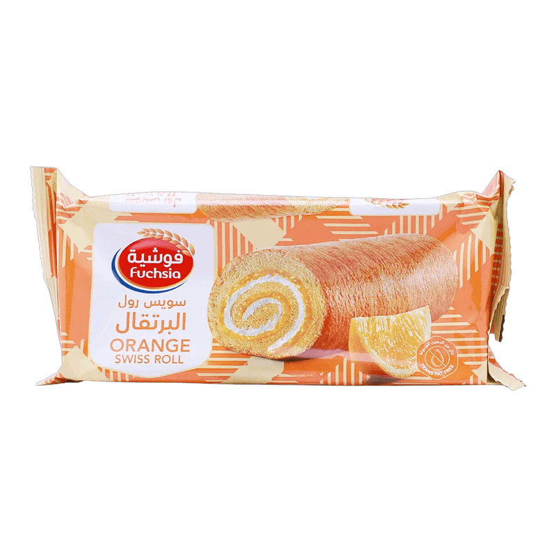فوشية سويس رول بالبرتقال
