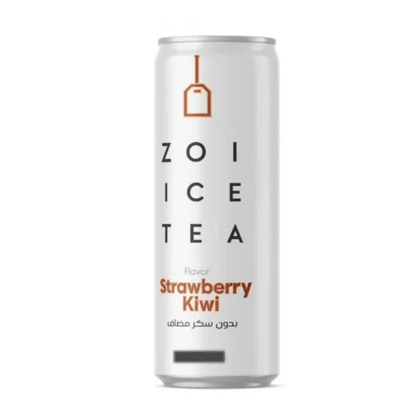 زوي ايس تي فراولة وكيوي بدون سكر 320 مل