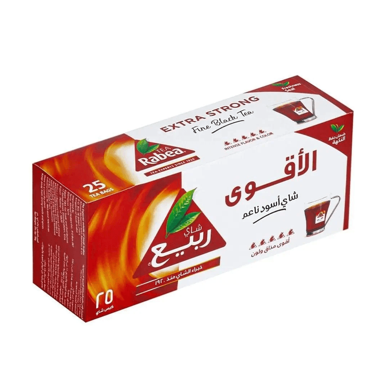 شاي ربيع الاقوي شاي اسود ناعم  (25)خيط