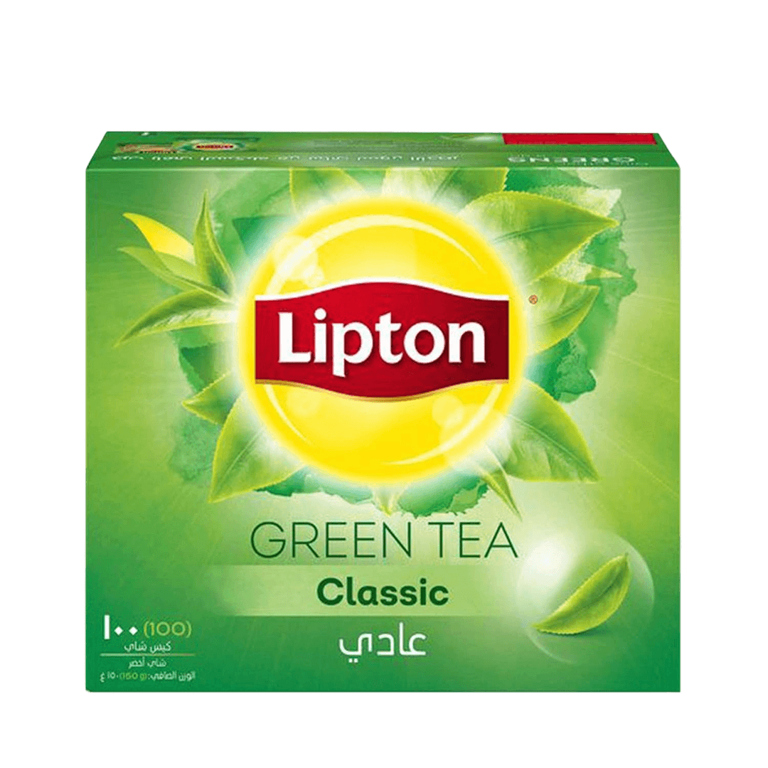 شاي ليبتون اخضر 100كيس
