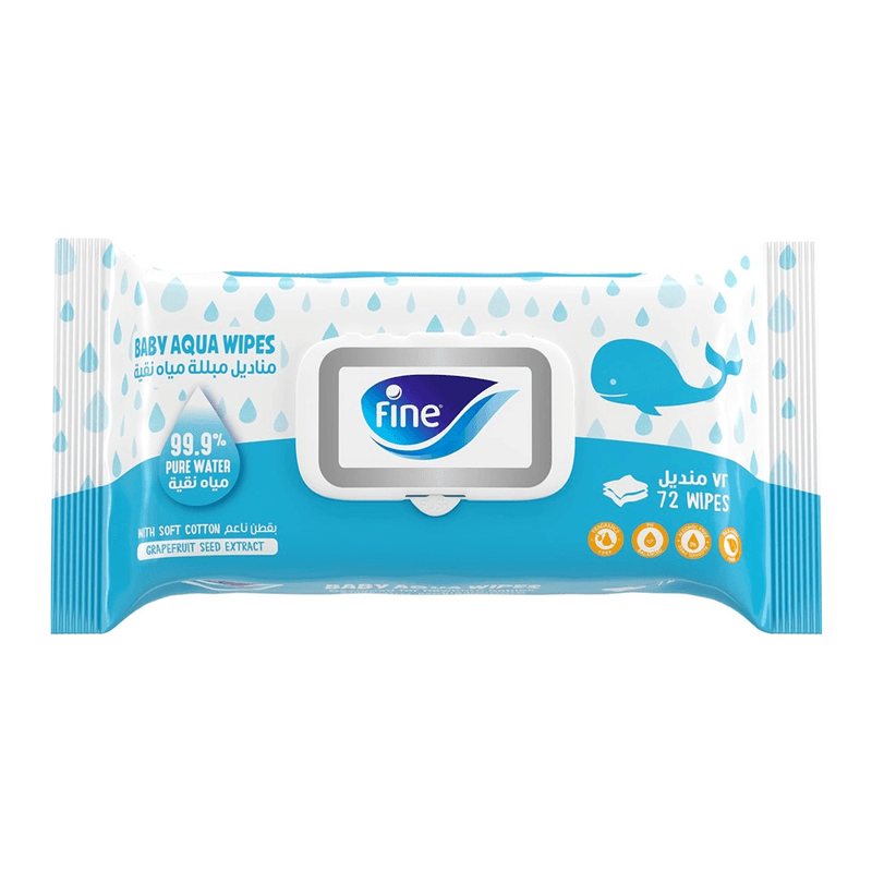 حفائظ فاين بيبي وابيس 72 منديل حديثي الولادة