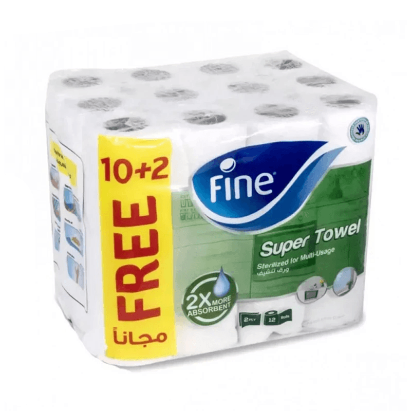 فاين ورق تنشيف مطبخ عبوة*12