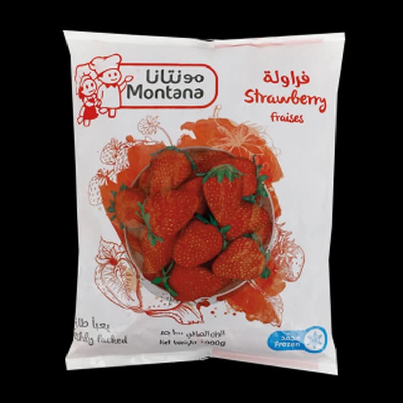 مونتانا فراولة مجمدة 1 كجم