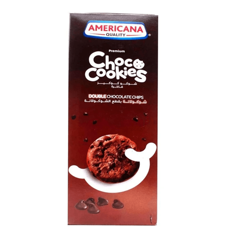 امريكانا شوكو كوكيز فاخرة بقطع الشوكولاتة 180جم
