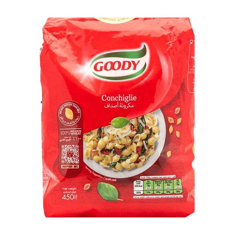 مكرونة قودي اصداف رقم (18) 450جم