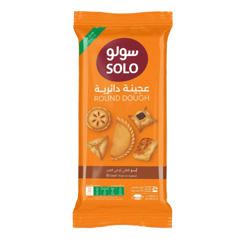السنبلة سولو عجينة سمبوسة دائرية (بر للقلي اوالفرن 24قطعة ) 360جم