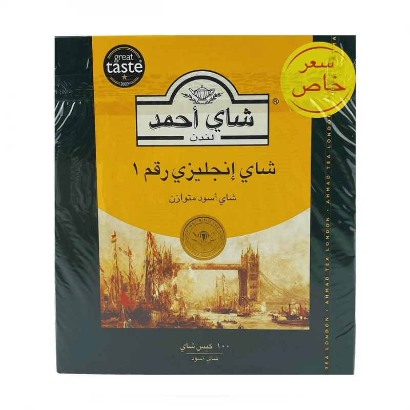 شاي احمد انجليزي رقم 1 (100كيس ) 200جم