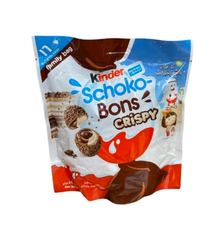 كندر كريسبي رقائق هشة مغطاة بالشوكولاتة مع الحليب  89جم