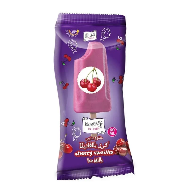 كواليتي ايسكريم كرز بالفانيليا 60 مل