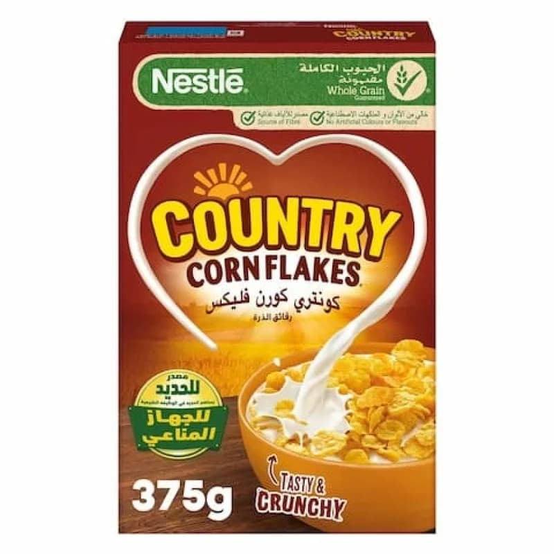 كونتري كورن فليكس رقائق الذرة  375جم