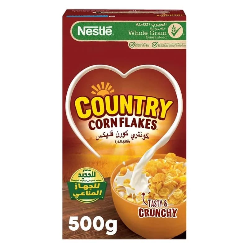 كونتري كورن فليكس رقائق الذره 500جم