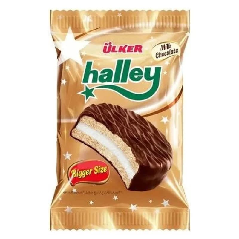 كيك اولكر هالي محشو بالمارشمالو ومغطاة بالشوكلاتة 26جم