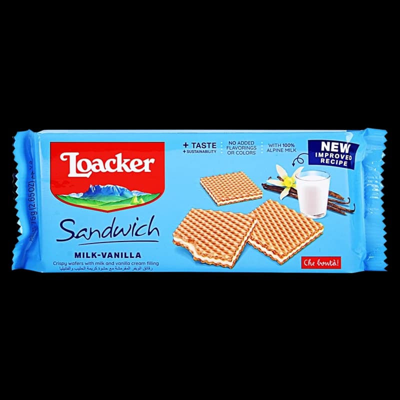 لواكر ساندويتش فانيليا 75جم