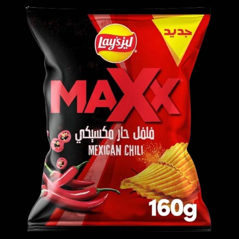 ليز ماكس فلفل حار مكسيكي 160جم