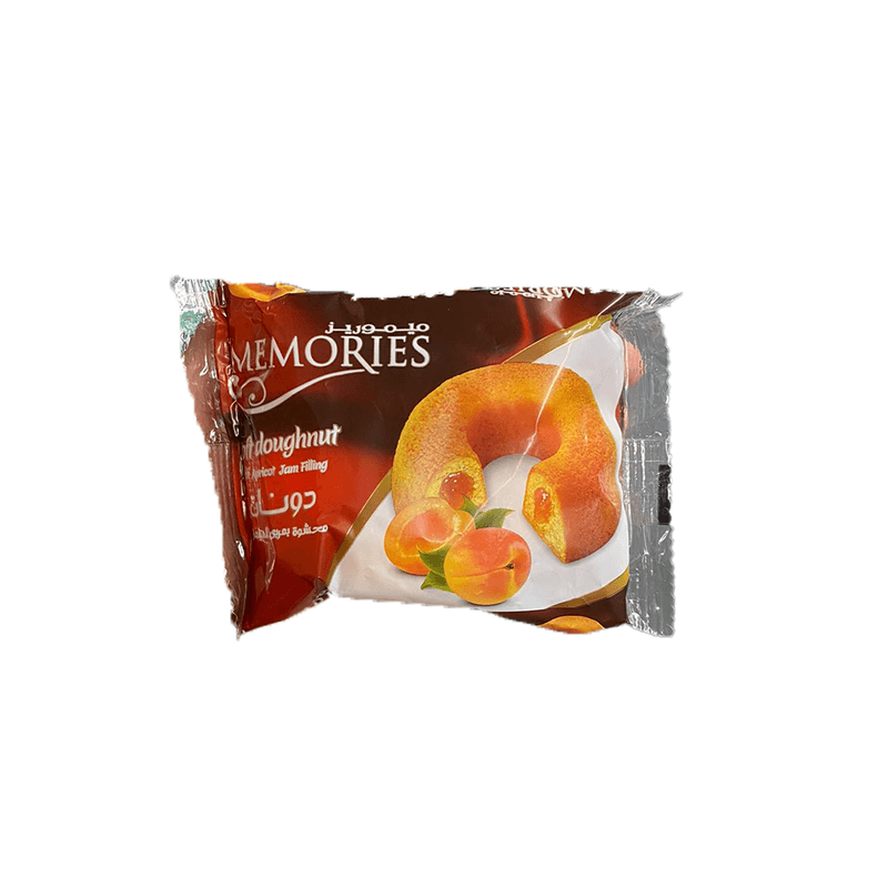 ميموريز دونات محشوة بمربي المشمش240جم