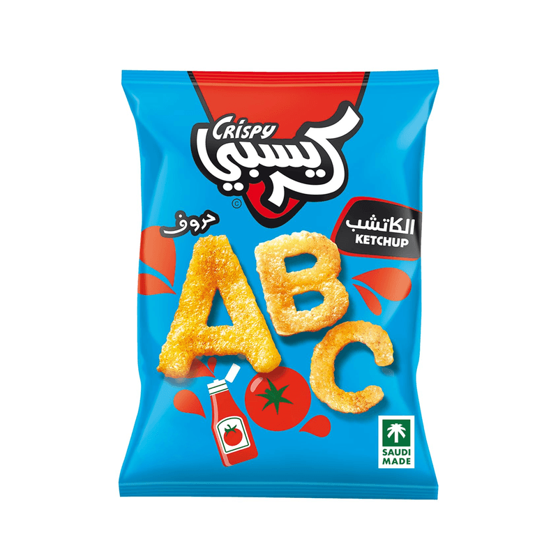 كريسبي حروف بالكاتشب الحار 80 جم